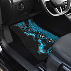 Cronulla-Sutherland Sharks NAIDOC Week 2026 Car Mats Aboriginal Lizard Dot Painting - 50 Years of Deadly