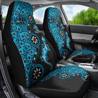 Cronulla-Sutherland Sharks NAIDOC Week 2026 Car Seat Cover Aboriginal Lizard Dot Painting - 50 Years of Deadly