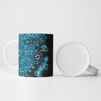 Cronulla-Sutherland Sharks NAIDOC Week 2026 Ceramic Mug Aboriginal Lizard Dot Painting - 50 Years of Deadly