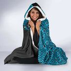 Cronulla-Sutherland Sharks NAIDOC Week 2026 Hooded Blanket Aboriginal Lizard Dot Painting - 50 Years of Deadly