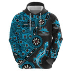 Cronulla-Sutherland Sharks NAIDOC Week 2026 Hoodie Aboriginal Lizard Dot Painting - 50 Years of Deadly