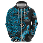 Cronulla-Sutherland Sharks NAIDOC Week 2026 Hoodie Aboriginal Lizard Dot Painting - 50 Years of Deadly