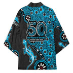 Cronulla-Sutherland Sharks NAIDOC Week 2026 Kimono Aboriginal Lizard Dot Painting - 50 Years of Deadly