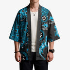 Cronulla-Sutherland Sharks NAIDOC Week 2026 Kimono Aboriginal Lizard Dot Painting - 50 Years of Deadly