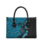 Cronulla-Sutherland Sharks NAIDOC Week 2026 Leather Bag Aboriginal Lizard Dot Painting - 50 Years of Deadly