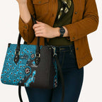 Cronulla-Sutherland Sharks NAIDOC Week 2026 Leather Bag Aboriginal Lizard Dot Painting - 50 Years of Deadly
