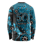 Cronulla-Sutherland Sharks NAIDOC Week 2026 Long Sleeve Shirt Aboriginal Lizard Dot Painting - 50 Years of Deadly