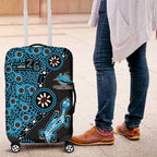 Cronulla-Sutherland Sharks NAIDOC Week 2026 Luggage Cover Aboriginal Lizard Dot Painting - 50 Years of Deadly