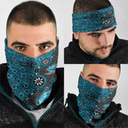 Cronulla-Sutherland Sharks NAIDOC Week 2026 Neck Gaiter Aboriginal Lizard Dot Painting - 50 Years of Deadly