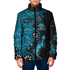 Cronulla-Sutherland Sharks NAIDOC Week 2026 Padded Jacket Aboriginal Lizard Dot Painting - 50 Years of Deadly