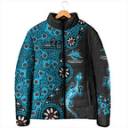 Cronulla-Sutherland Sharks NAIDOC Week 2026 Padded Jacket Aboriginal Lizard Dot Painting - 50 Years of Deadly