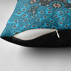 Cronulla-Sutherland Sharks NAIDOC Week 2026 Pillow Cover Aboriginal Lizard Dot Painting - 50 Years of Deadly