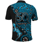 Cronulla-Sutherland Sharks NAIDOC Week 2026 Polo Shirt Aboriginal Lizard Dot Painting - 50 Years of Deadly