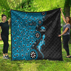 Cronulla-Sutherland Sharks NAIDOC Week 2026 Quilt Aboriginal Lizard Dot Painting - 50 Years of Deadly