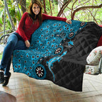Cronulla-Sutherland Sharks NAIDOC Week 2026 Quilt Aboriginal Lizard Dot Painting - 50 Years of Deadly