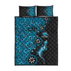 Cronulla-Sutherland Sharks NAIDOC Week 2026 Quilt Bed Set Aboriginal Lizard Dot Painting - 50 Years of Deadly