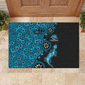 Cronulla-Sutherland Sharks NAIDOC Week 2026 Rubber Doormat Aboriginal Lizard Dot Painting - 50 Years of Deadly