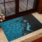 Cronulla-Sutherland Sharks NAIDOC Week 2026 Rubber Doormat Aboriginal Lizard Dot Painting - 50 Years of Deadly