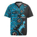 Cronulla-Sutherland Sharks NAIDOC Week 2026 Rugby Jersey Aboriginal Lizard Dot Painting - 50 Years of Deadly