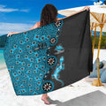 Cronulla-Sutherland Sharks NAIDOC Week 2026 Sarong Aboriginal Lizard Dot Painting - 50 Years of Deadly