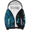 Cronulla-Sutherland Sharks NAIDOC Week 2026 Sherpa Hoodie Aboriginal Lizard Dot Painting - 50 Years of Deadly