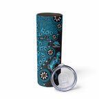 Cronulla-Sutherland Sharks NAIDOC Week 2026 Skinny Tumbler Aboriginal Lizard Dot Painting - 50 Years of Deadly