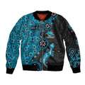 Cronulla-Sutherland Sharks NAIDOC Week 2026 Sleeve Zip Bomber Jacket Aboriginal Lizard Dot Painting - 50 Years of Deadly