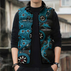 Cronulla-Sutherland Sharks NAIDOC Week 2026 Sleeveless Puffer Jacket Aboriginal Lizard Dot Painting - 50 Years of Deadly