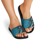 Cronulla-Sutherland Sharks NAIDOC Week 2026 Slide Sandals Aboriginal Lizard Dot Painting - 50 Years of Deadly