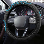 Cronulla-Sutherland Sharks NAIDOC Week 2026 Steering Wheel Cover Aboriginal Lizard Dot Painting - 50 Years of Deadly