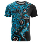 Cronulla-Sutherland Sharks NAIDOC Week 2026 T Shirt Aboriginal Lizard Dot Painting - 50 Years of Deadly