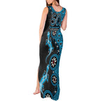 Cronulla-Sutherland Sharks NAIDOC Week 2026 Tank Maxi Dress Aboriginal Lizard Dot Painting - 50 Years of Deadly