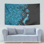 Cronulla-Sutherland Sharks NAIDOC Week 2026 Tapestry Aboriginal Lizard Dot Painting - 50 Years of Deadly
