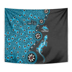 Cronulla-Sutherland Sharks NAIDOC Week 2026 Tapestry Aboriginal Lizard Dot Painting - 50 Years of Deadly