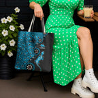 Cronulla-Sutherland Sharks NAIDOC Week 2026 Tote Bag Aboriginal Lizard Dot Painting - 50 Years of Deadly