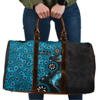 Cronulla-Sutherland Sharks NAIDOC Week 2026 Travel Bag Aboriginal Lizard Dot Painting - 50 Years of Deadly