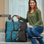 Cronulla-Sutherland Sharks NAIDOC Week 2026 Travel Bag Aboriginal Lizard Dot Painting - 50 Years of Deadly