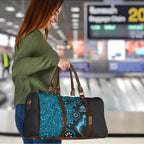 Cronulla-Sutherland Sharks NAIDOC Week 2026 Travel Bag Aboriginal Lizard Dot Painting - 50 Years of Deadly