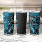 Cronulla-Sutherland Sharks NAIDOC Week 2026 Tumbler Cup Aboriginal Lizard Dot Painting - 50 Years of Deadly