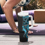 Cronulla-Sutherland Sharks NAIDOC Week 2026 Tumbler With Handle Aboriginal Lizard Dot Painting - 50 Years of Deadly