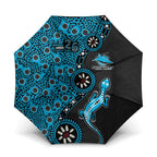 Cronulla-Sutherland Sharks NAIDOC Week 2026 Umbrella Aboriginal Lizard Dot Painting - 50 Years of Deadly