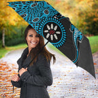Cronulla-Sutherland Sharks NAIDOC Week 2026 Umbrella Aboriginal Lizard Dot Painting - 50 Years of Deadly