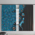 Cronulla-Sutherland Sharks NAIDOC Week 2026 Window Curtain Aboriginal Lizard Dot Painting - 50 Years of Deadly