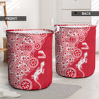 Dolphins NRL NAIDOC Week 2026 Laundry Basket Aboriginal Lizard Dot Painting - 50 Years of Deadly