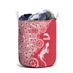 Dolphins NRL NAIDOC Week 2026 Laundry Basket Aboriginal Lizard Dot Painting - 50 Years of Deadly