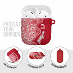 Dolphins NRL NAIDOC Week 2026 AirPods Case Aboriginal Lizard Dot Painting - 50 Years of Deadly