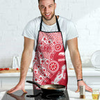 Dolphins NRL NAIDOC Week 2026 Apron Aboriginal Lizard Dot Painting - 50 Years of Deadly