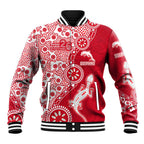 Dolphins NRL NAIDOC Week 2026 Baseball Jacket Aboriginal Lizard Dot Painting - 50 Years of Deadly