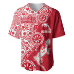 Dolphins NRL NAIDOC Week 2026 Baseball Jersey Aboriginal Lizard Dot Painting - 50 Years of Deadly