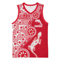 Dolphins NRL NAIDOC Week 2026 Basketball Jersey Aboriginal Lizard Dot Painting - 50 Years of Deadly